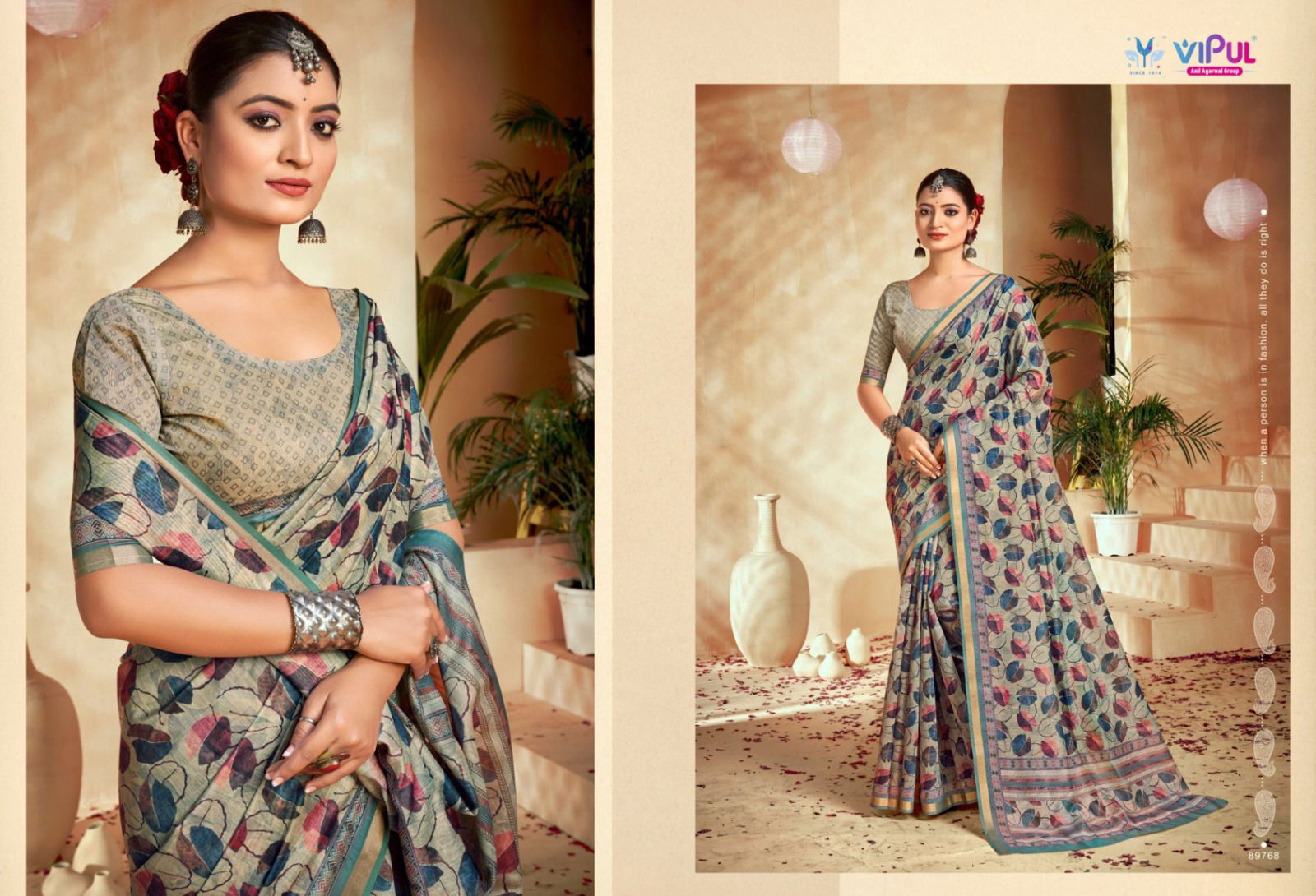 Amrapali Vol 3 By Vipul Cotton Daily Wear Saree Wholesale Market In Surat